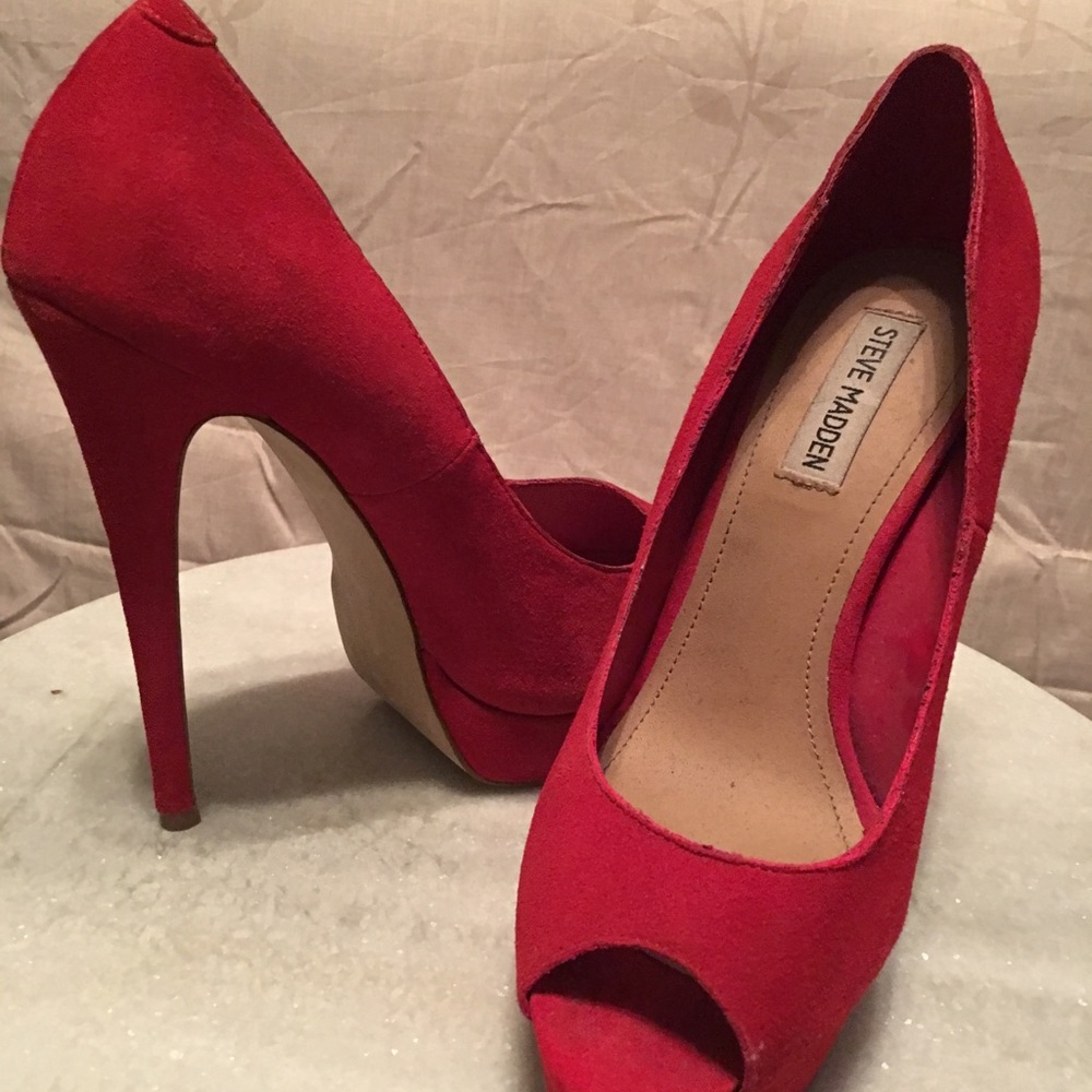 Alliance Red Platform Heels